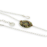 Pearl Bark Coin Necklace 84630N
