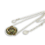 Pearl Bark Coin Necklace 84630N