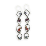 Jeweled Honey Comb Earrings E84731