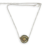 Pearl Bark Coin Necklace 84630N