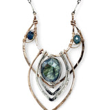 Sound Wave Labradorite Necklace 72076N