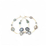 Spring Freshwater Pearl Hoops E83517