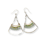 Spring Green Fan Earrings E84240