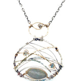 Labradorite Basket Necklace 63539N