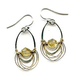 Citrine Hexagon Earrings E76068