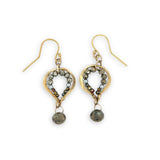 Reverb Pyrite Drop Earrings E84663