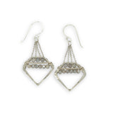 Suspended Moonstone Point Earrings E84767