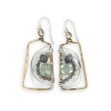 Green Amethyst Window Earrings E78015