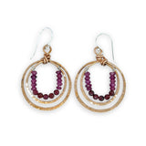 Ring of Garnet Earrings E75081