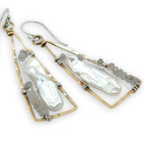 Fresh Water Pearl Petal Earrings E78485