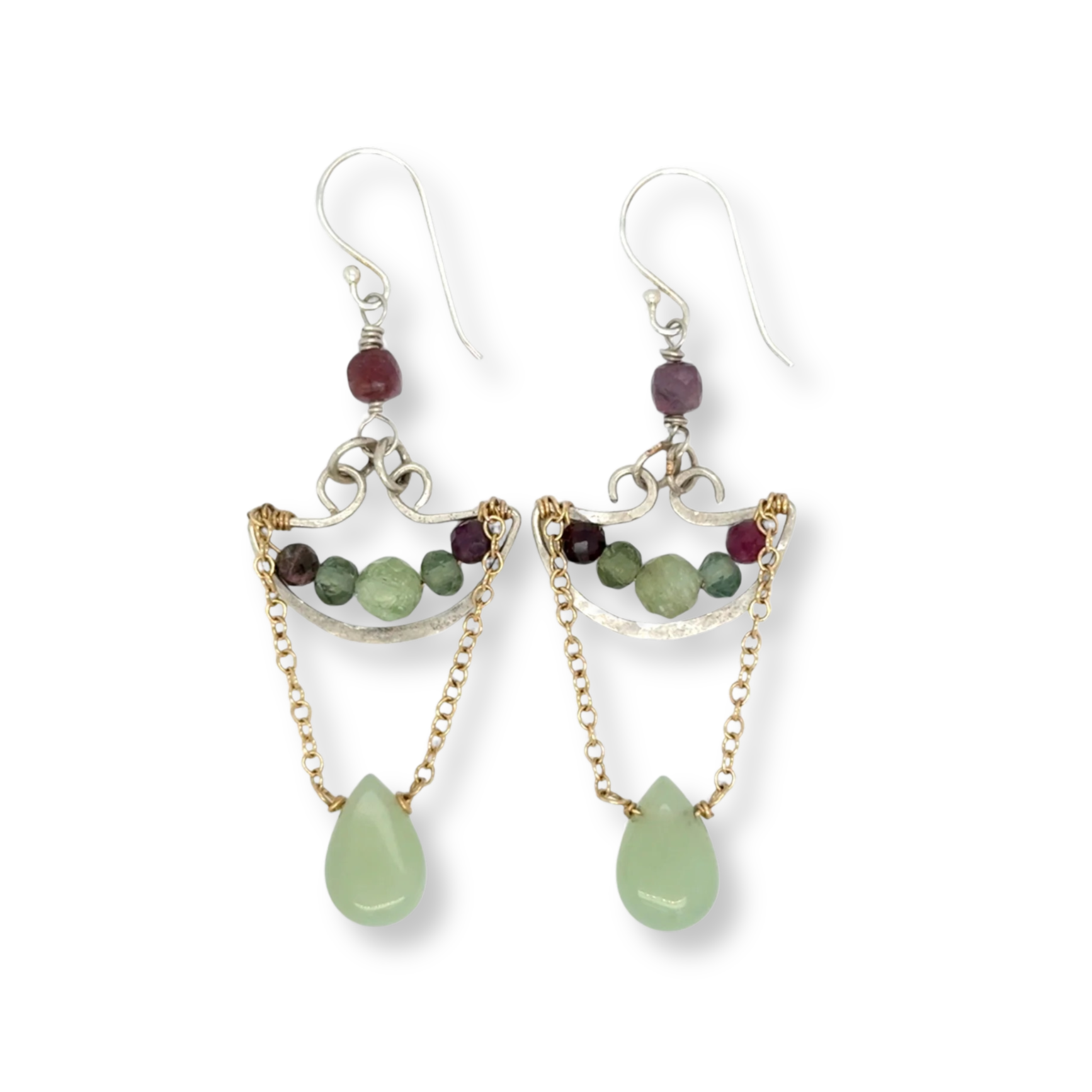 Tourmaline Anchor Earrings E84181