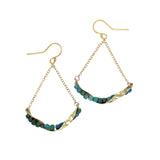 Azurite Sequence Swing Earrings E84846
