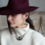 Garnet Solitaire Necklace 82610N
