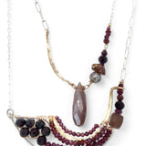 Graceful Garnet Necklace