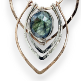 Sound Wave Labradorite Necklace 72076N