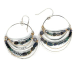 Feeling Blue Hoop Earrings E82652