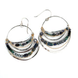 Feeling Blue Hoop Earrings E82652