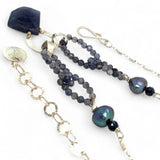 Iolite Gemstone Chain Necklace 82518N