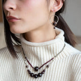 Garnet Solitaire Necklace 82610N