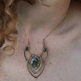 Sound Wave Labradorite Necklace 72076N