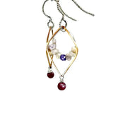Lepidolite Mini Hoop Earrings E82027