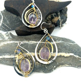 Lilac Amethyst Drop Necklace 82048N