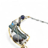 Kyanite Crescent Necklace 83350N