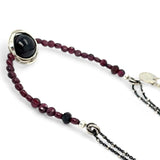 Garnet Solitaire Necklace 82610N