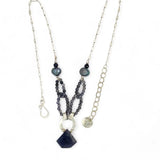 Iolite Gemstone Chain Necklace 82518N