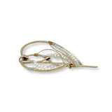 Lace Pearl Heart Pin P80080