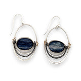 Kyanite Hoop Earrings