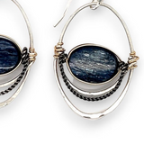 Kyanite Hoop Earrings E80238