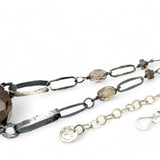 Smokey Quartz Chain Necklace 82508N