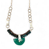 Onyx Semi-Circle Necklace 82640N