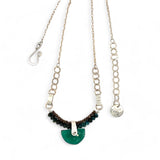 Onyx Semi-Circle Necklace 82640N