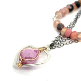 Sapphire Heart Necklace 83140N