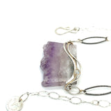 Live Edge Amethyst Necklace 83270N