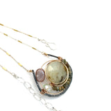 Prehnite Planetary Necklace 83295N