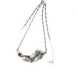 Kyanite Crescent Necklace 83350N