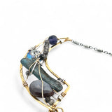 Kyanite Crescent Necklace 83350N