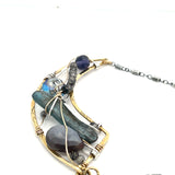 Kyanite Crescent Necklace 83350N