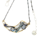 Kyanite Crescent Necklace 83350N