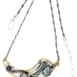 Kyanite Crescent Necklace 83350N