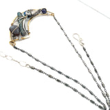 Kyanite Crescent Necklace 83350N