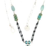 Gemstone Box Necklace 83450N