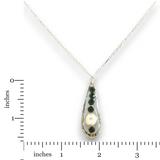 Black Velvet Pearl Necklace