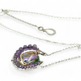 Lilac Sparkle Pendant Necklace 84020N