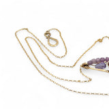 Lilac Flower Necklace 84035N