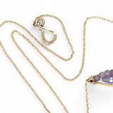 Lilac Flower Necklace 84035N