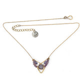 Lilac Flower Necklace 84035N